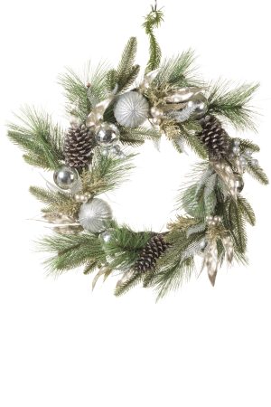 Silver Wreath LED Wreath