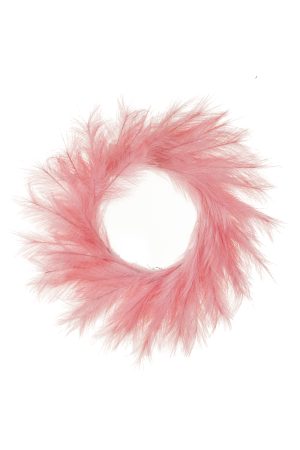 Baby Pink Pampas Grass Wreath