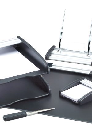 Silver Chumani Desk Organizer Set