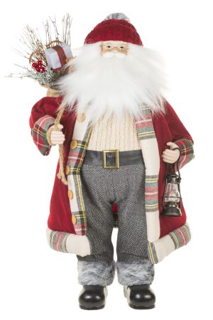 Cream Santa With Toque