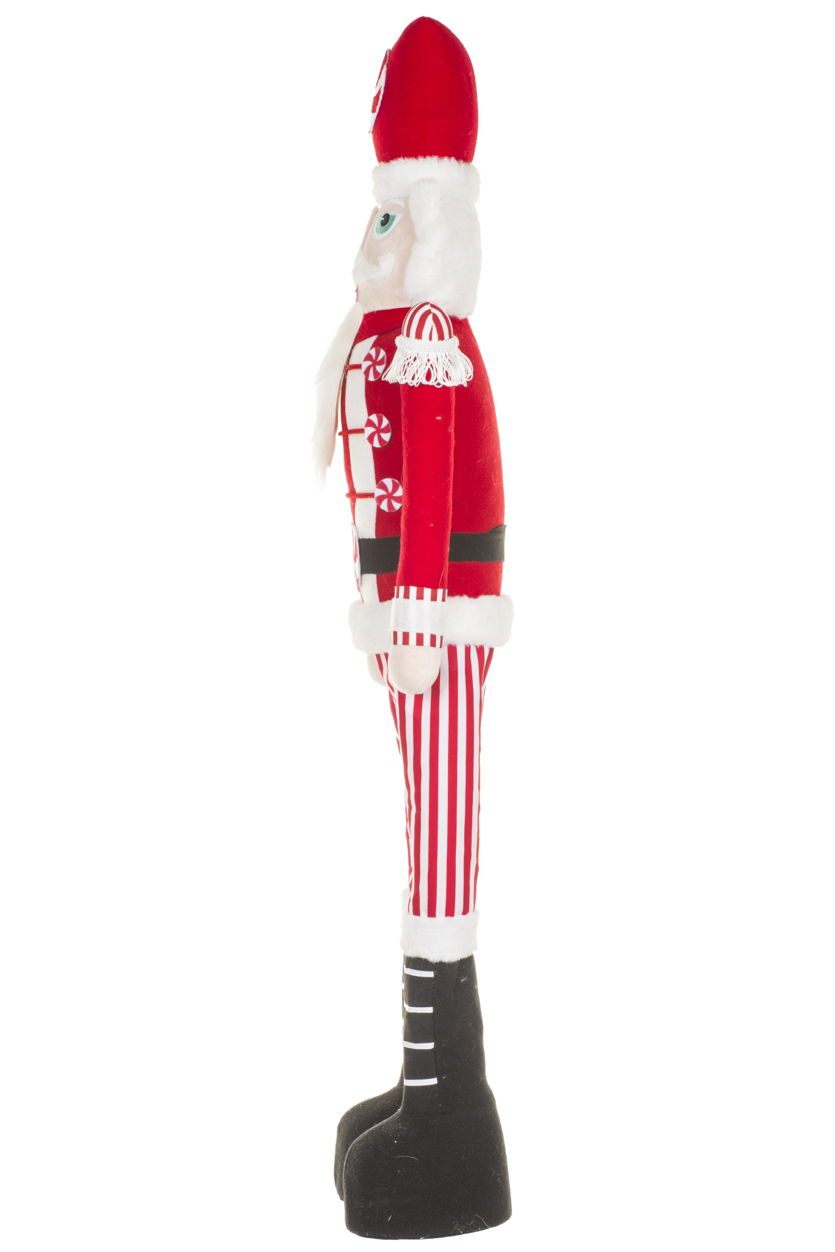Extendable Red Nutcracker With Peppermints - Image 7