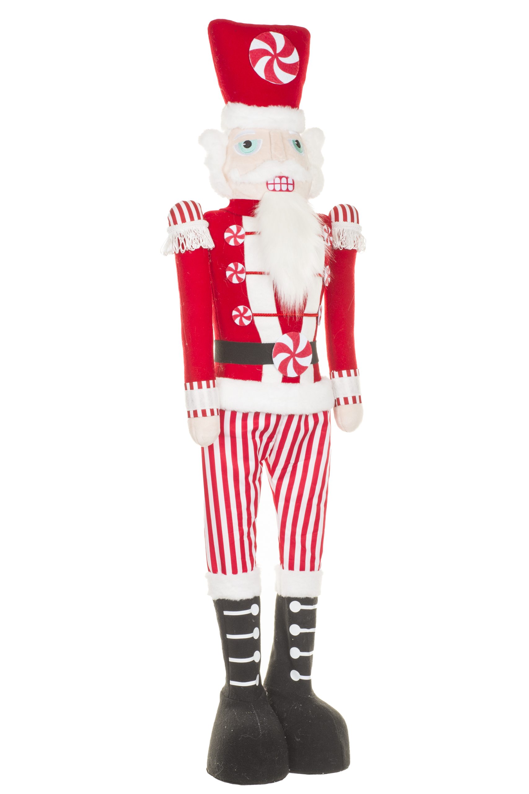 Extendable Red Nutcracker With Peppermints - Image 10