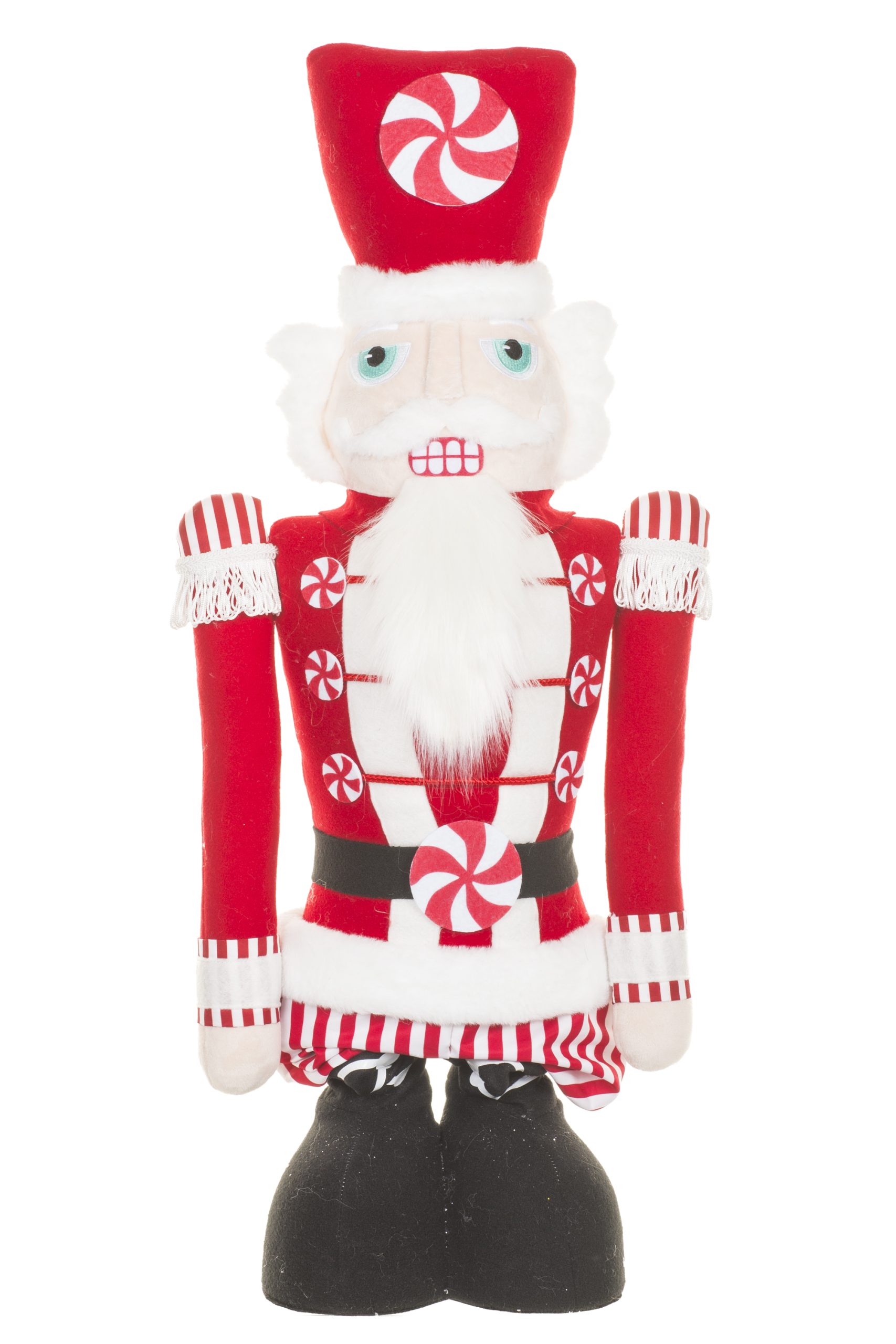 Extendable Red Nutcracker With Peppermints - Image 13