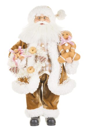 White Santa With Gingerbread Treats