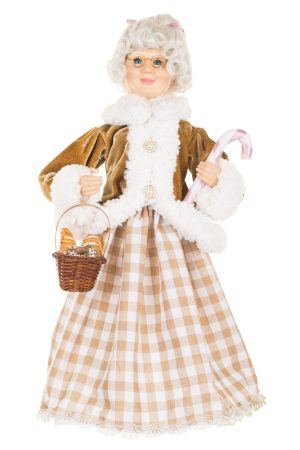 Caramel Gingerbread Mrs. Claus With Baked Treats