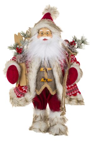 Red Santa With Christmas Jacket