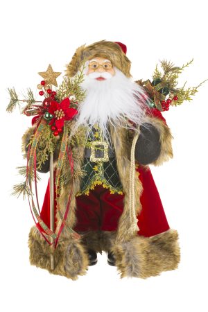 Red Santa With Presents