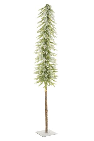 Large Green White Spruce Christmas Tree With Frosted White Tips