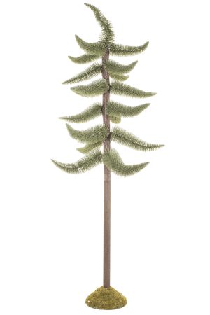 Large Green Whimsical Christmas Tree Christmas Tree With Light Snow Glitter Accents