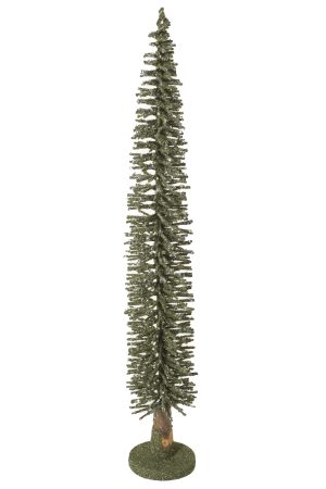 Table-top Green Fraser Fir Articial Tree Tree With Light Snow Glitter Accents